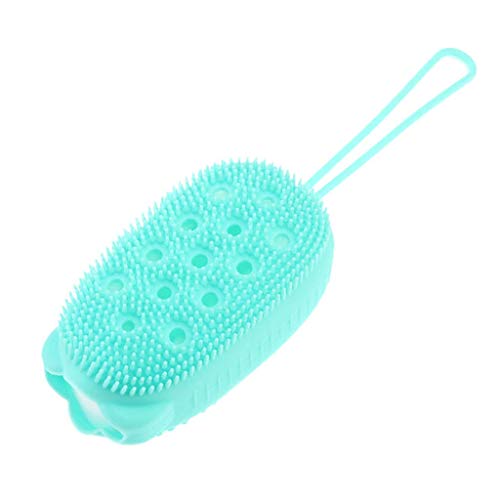 Instakart Quick Foaming Bubble Bath Brush - Soft Silicone Body Scrubber & Massager for Deep Cleansing & Exfoliation (Assorted Colors) - Perfect for Shower, Spa & Relaxing Bath Time