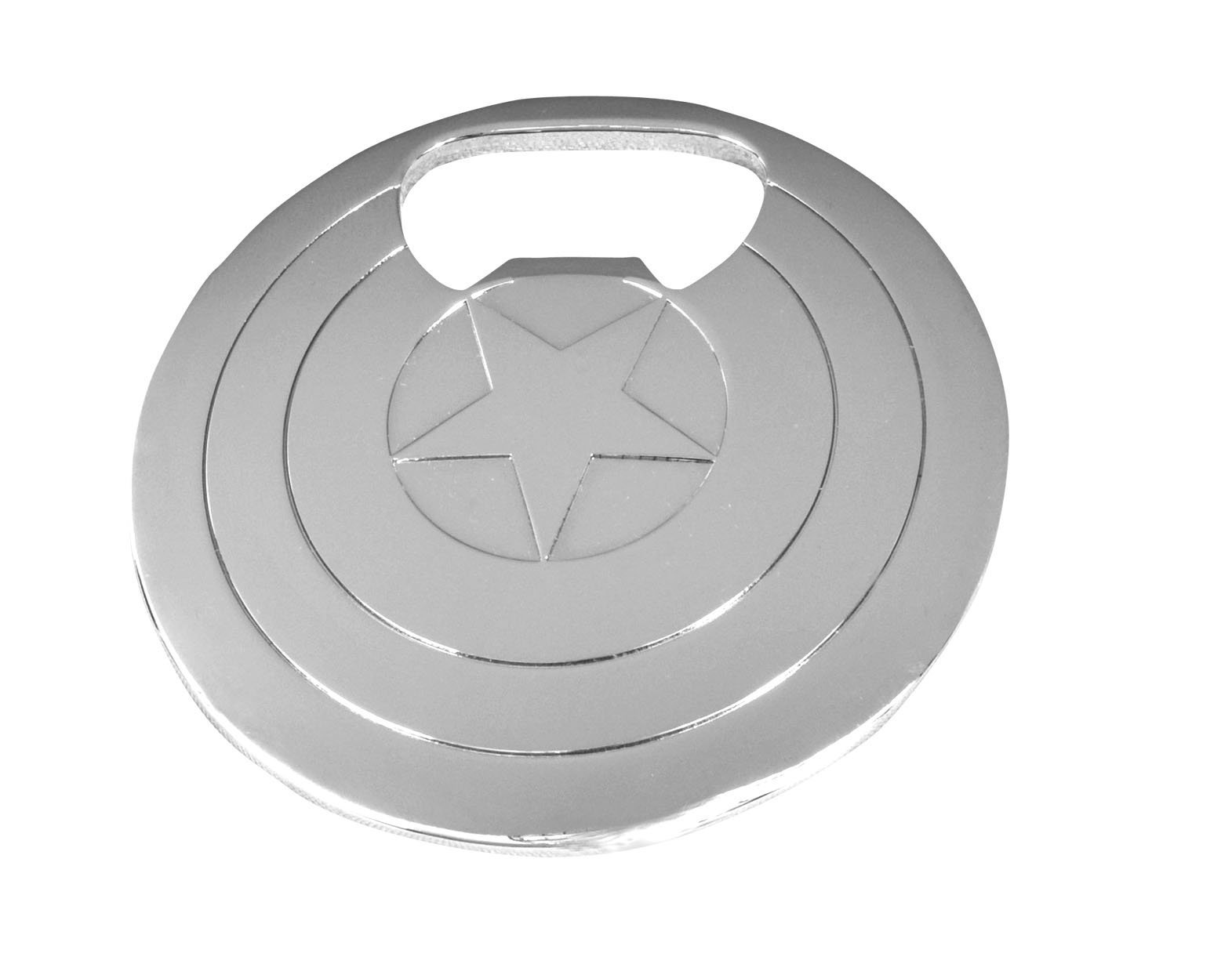 Captain America's Shield Bottle Opener - Marvel Avengers Collectible & Functional Beer Opener - Perfect for Parties, Gifts & Comic Conventions