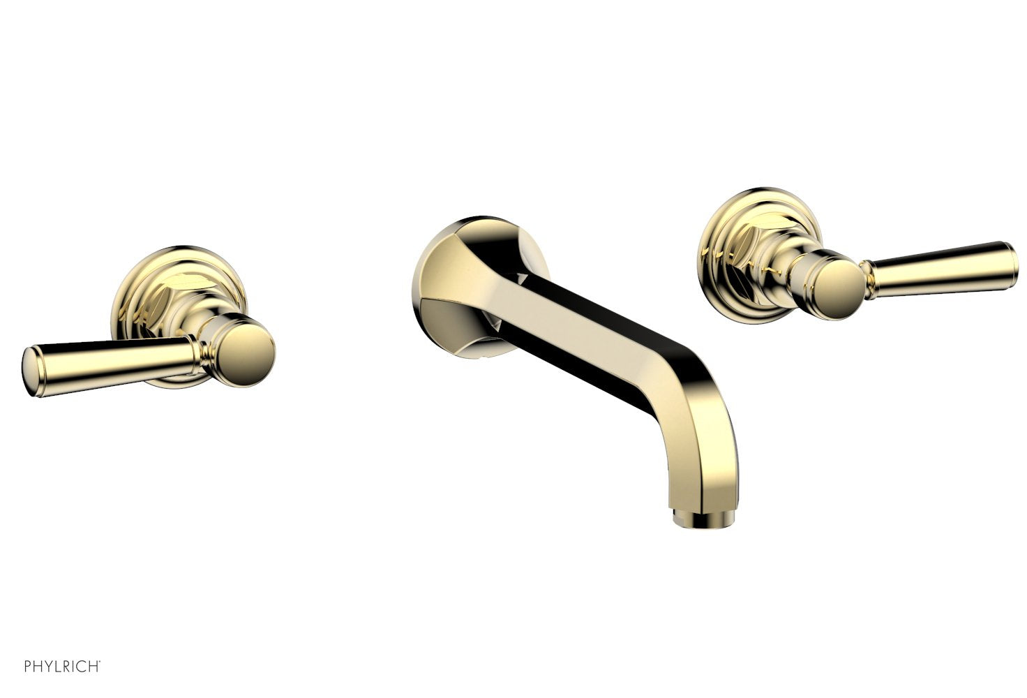 HEX TRADITIONAL Wall Mounted Lavatory Sink Set 500 12 - Perfect for Bathroom, Powder Room, and Guest Bath Renovations