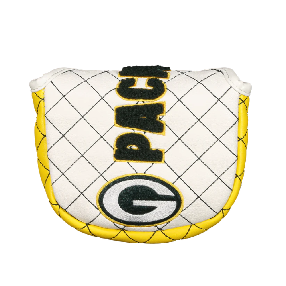 CMC Design Green Bay Packers Mallet Putter Headcover - Golf Club Cover for Packers Fans - Perfect for Protecting Your Putter on the Course and Showing Team Spirit