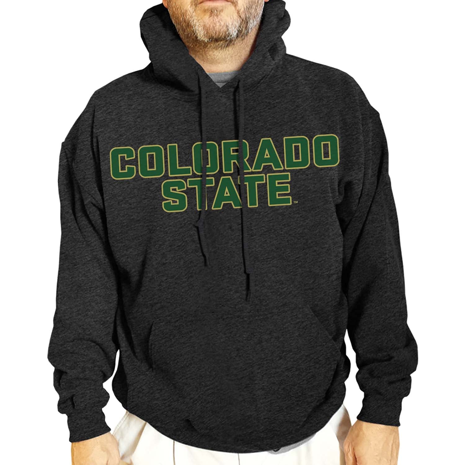 NCAA Cotton Blend Charcoal Hooded Sweatshirt for Adults - Soft Ringspun Fabric, Comfortable & Stylish - Perfect for Game Day, College Spirit Wear & Casual Outfits