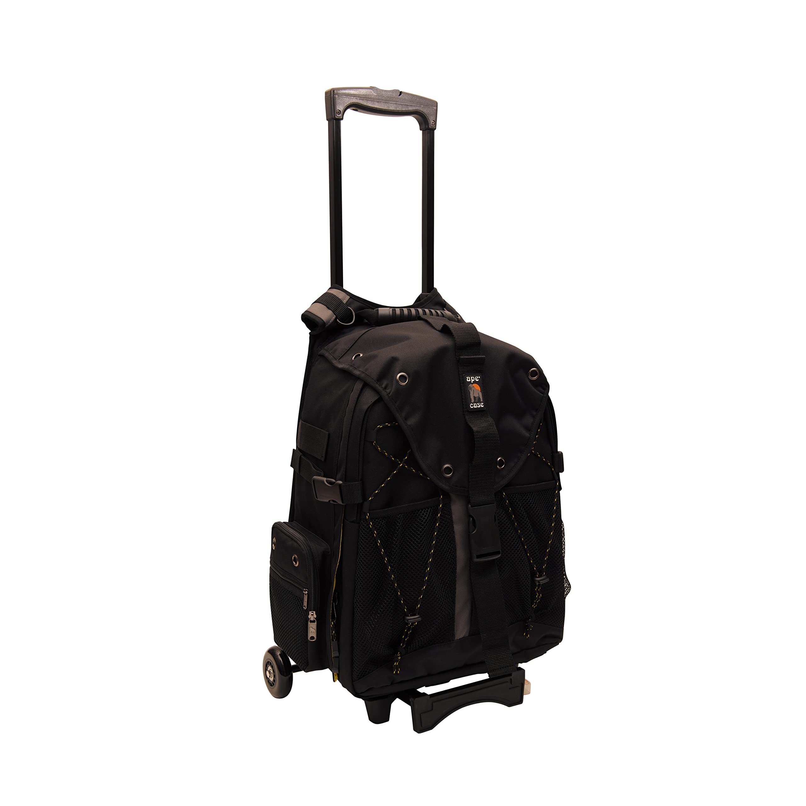 ACPRO4000 Professional Rolling Camera Backpack - Waterproof Wheeled Laptop Bag with Padded Compartment, Adjustable Straps & Rain Cover - Perfect for Travel, Photography & Business Trips - Large Black Durable Case with Rollers