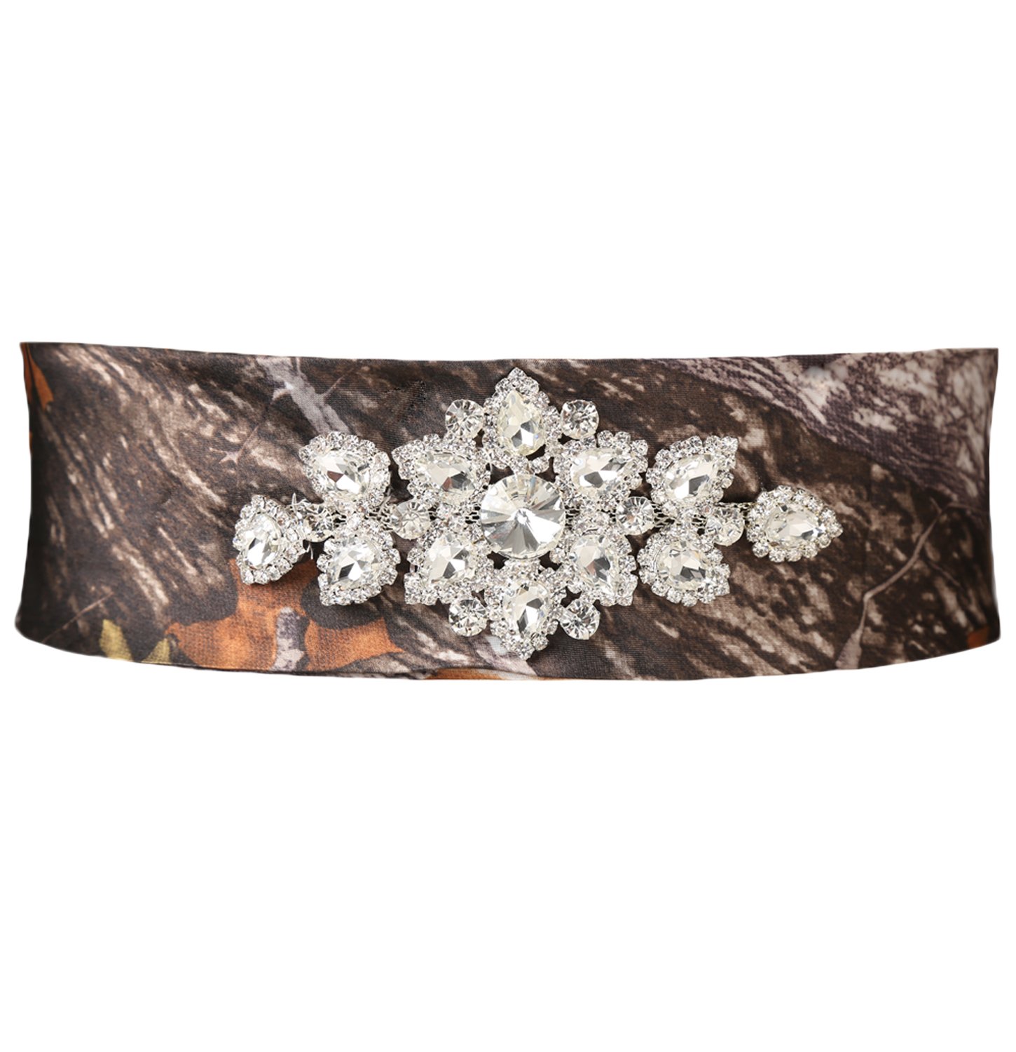 DINGZANCAMO Camo Wedding Dress Sash - Adjustable Bridal Belt for Prom, Waistband for Bride, Groom, Bridesmaids - Perfect for Outdoor, Military, or Themed Weddings