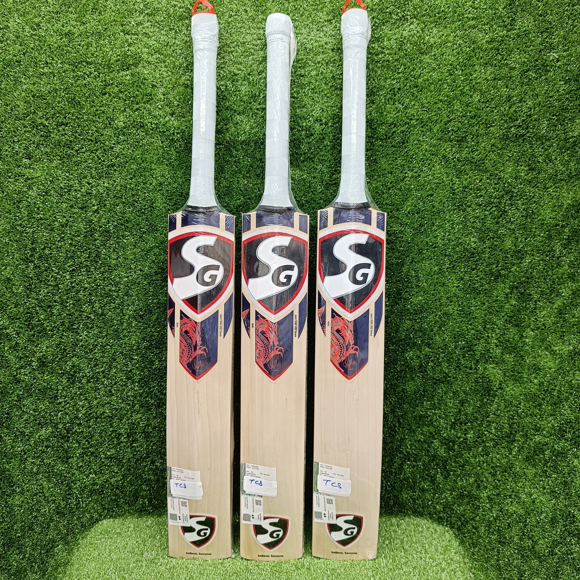 SG KLR Icon English Willow Cricket Bat - Premium Grade for Professional & Amateur Players - Perfect for Matches, Practice & Training Sessions