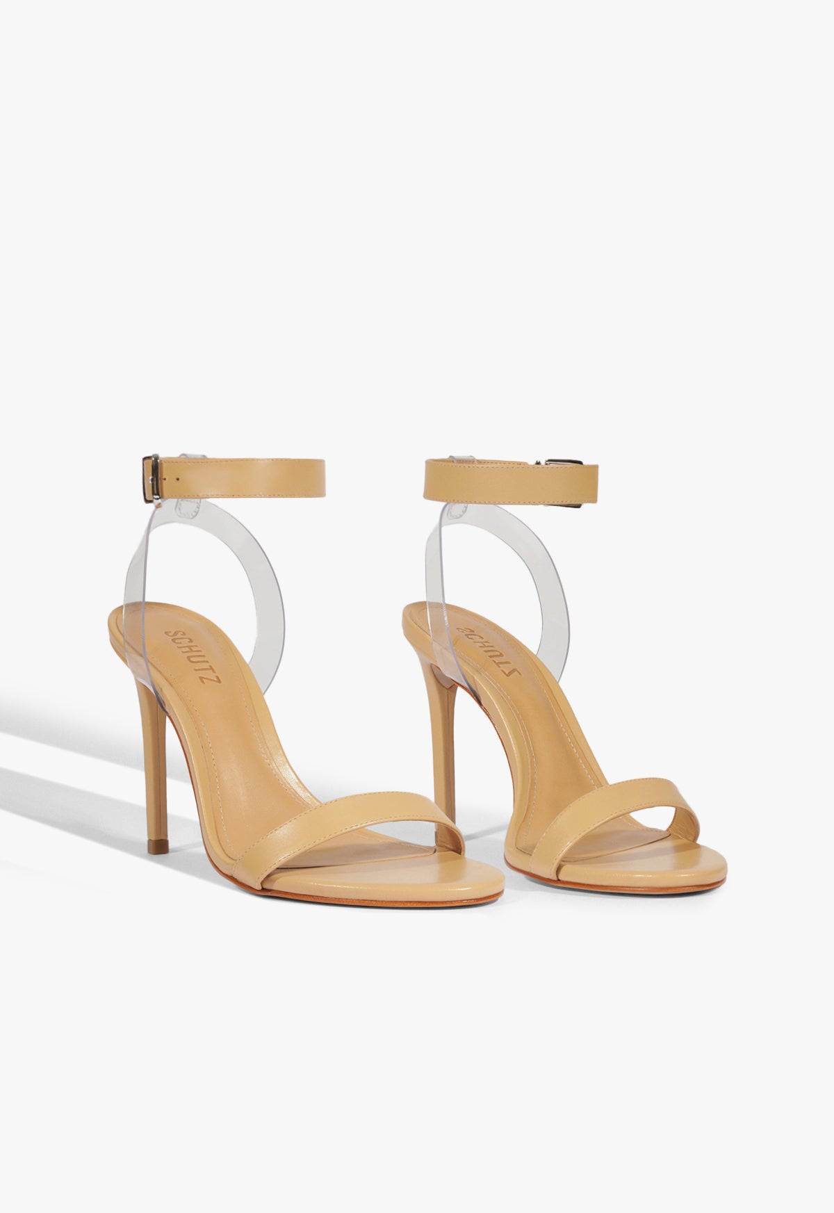 Hera Leather Sandal with 2.5 Inch Heel - Women's Comfortable High Heel Sandals for Summer, Beach, and Casual Outings