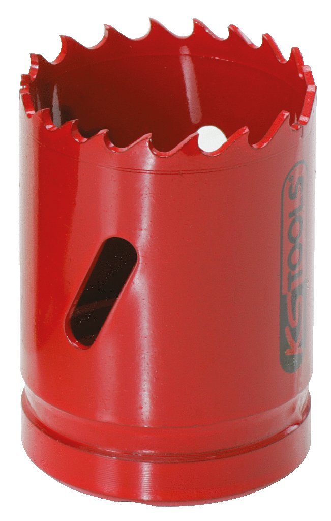 KS TOOLS HSS Bi-Metal Hole Saws - 17mm Diameter for Metal, Wood & Plastic Cutting - Perfect for DIY, Construction & Plumbing Projects