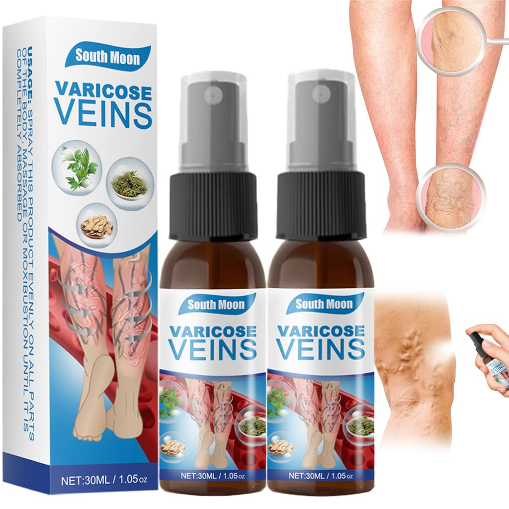 Veinhealing Varicose Veins Treatment Spray - 2 Pack (30ml Each) | Fast Relief for Swollen Veins & Leg Pain | Perfect for Home Use, Travel & Post-Workout Recovery