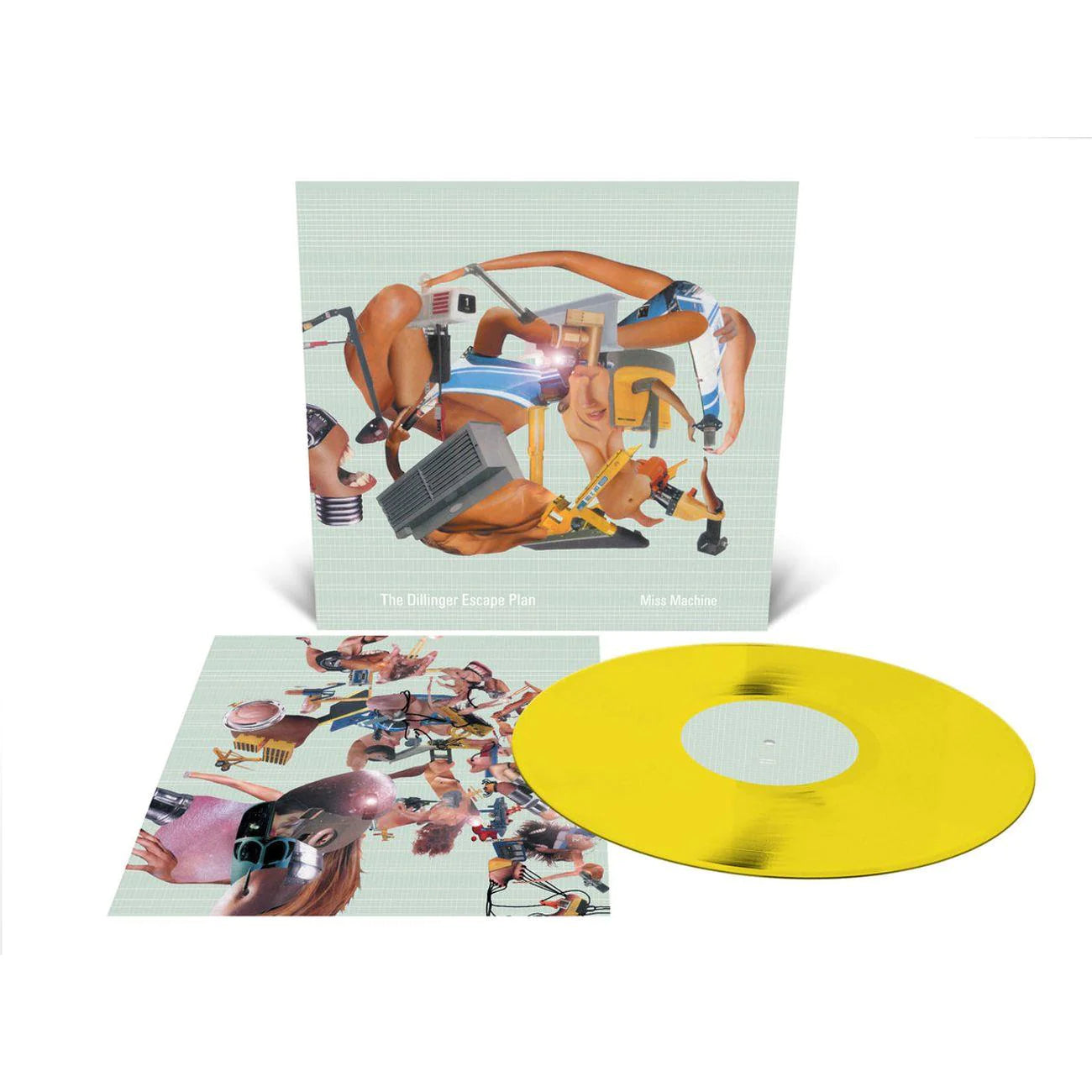 Dillinger Escape Plan - Miss Machine Limited Edition Yellow Vinyl LP Record | Alternative Metal Music for Collectors & Audiophiles | Perfect for Home Listening & Music Enthusiast Gifts