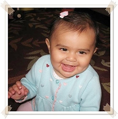 Baby Hair Bows with Elastic Bands - Soft Mini Bows for Newborn Girls | Baby Shower Gift