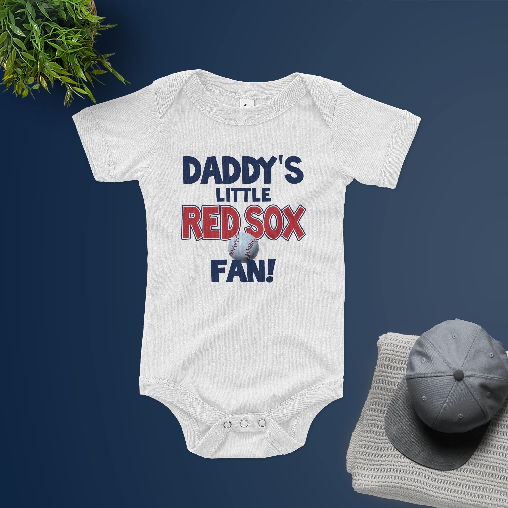 Baby Red Sox Fan Bodysuit - Cute Baseball Outfit for Game Day