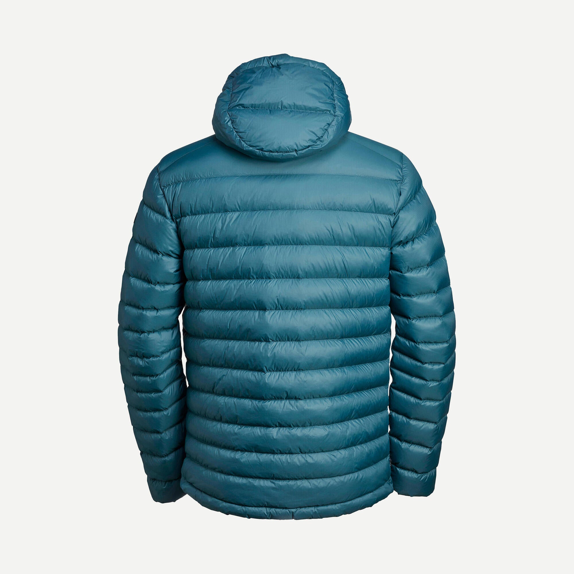 Forclaz MT500 Men's Hooded Padded Jacket for Mountain & Backpacking - Warm & Lightweight Down Coat for Hiking, Camping in Cold Weather (14°F)