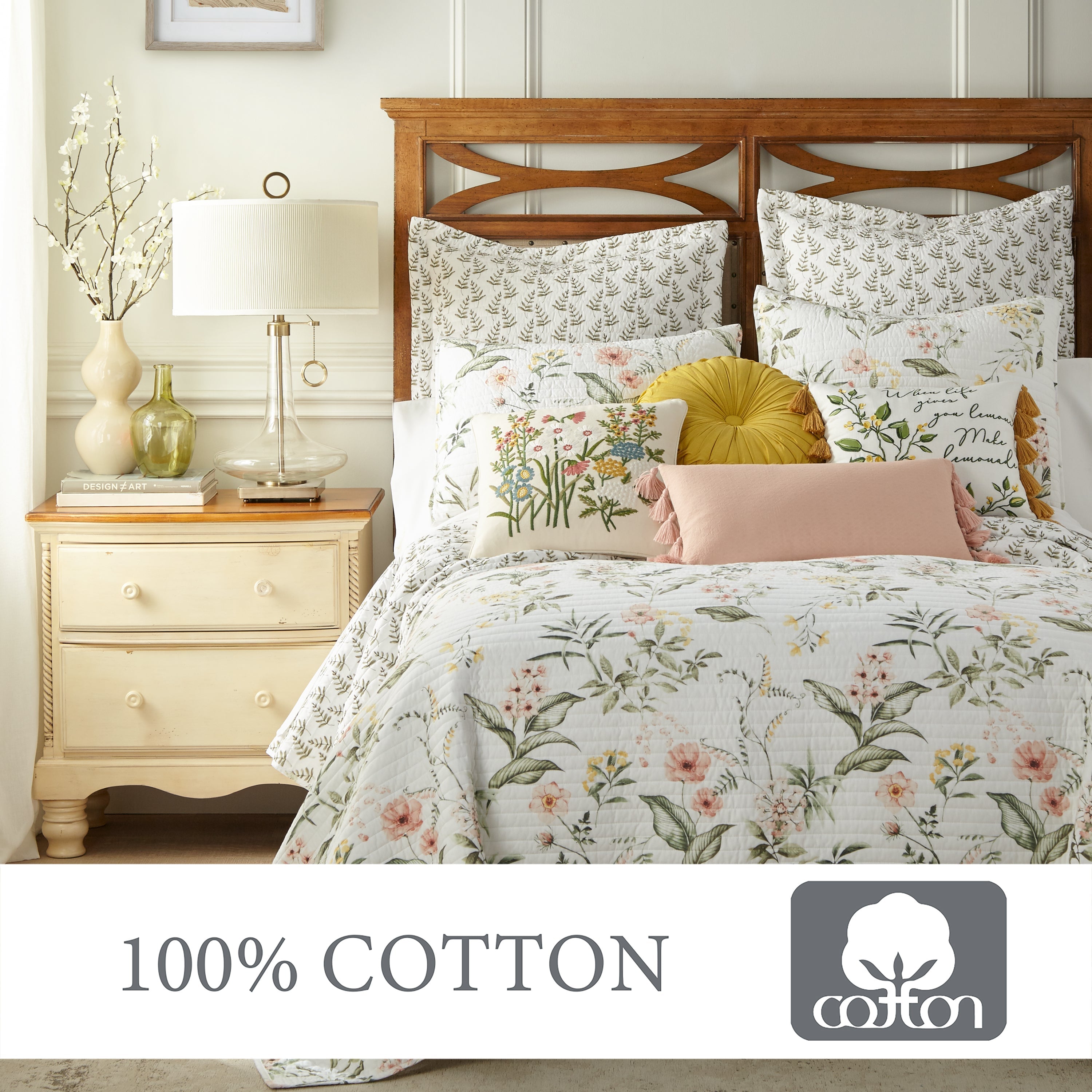 Viviana Luxury Quilt Set - Queen Size, Ultra Soft Bedding Comforter with Pillow Shams - Perfect for Cozy Bedrooms & Guest Rooms