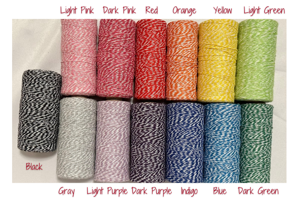 Premium Bakers Twine for DIY Garland Crafts - Natural Jute String for Holiday Decorations, Gift Wrapping & Scrapbooking