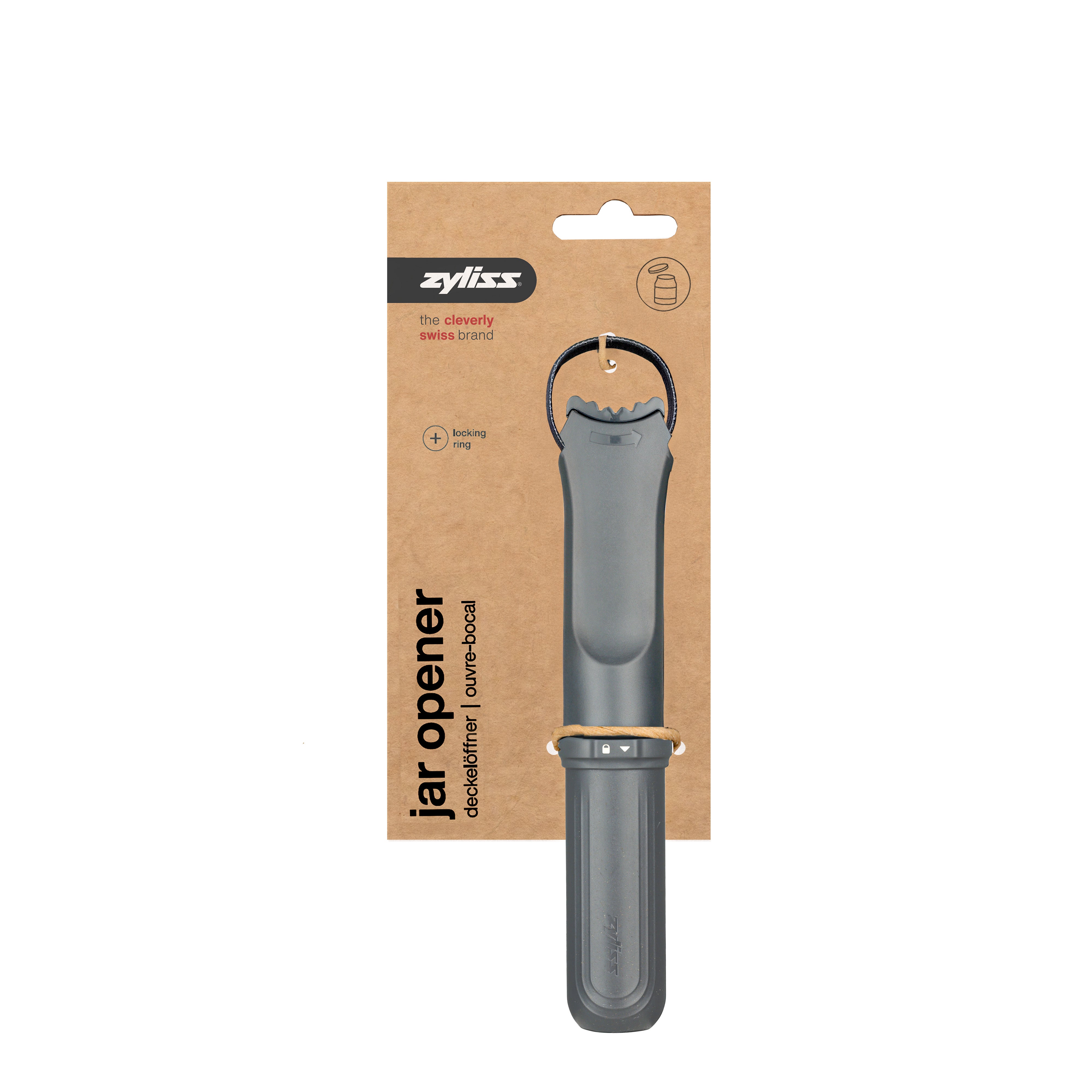 Zyliss Easy Grip Jar Opener - Effortless Opening for Stubborn Lids - Perfect for Kitchen, Seniors & Arthritis Sufferers