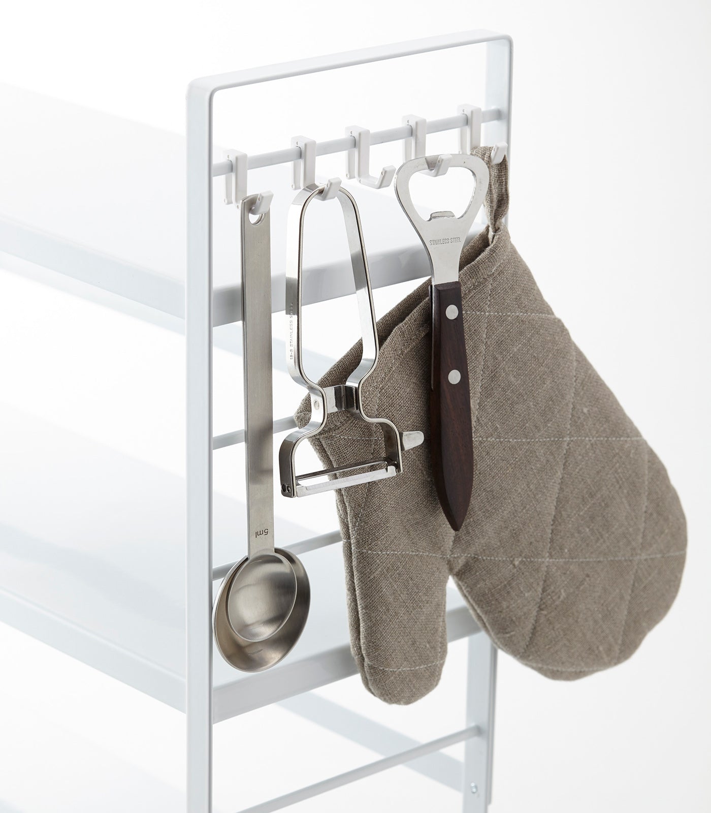 Sturdy Steel Countertop Shelves - Space-Saving Kitchen & Bathroom Organizer for Spices, Toiletries & Decorative Items