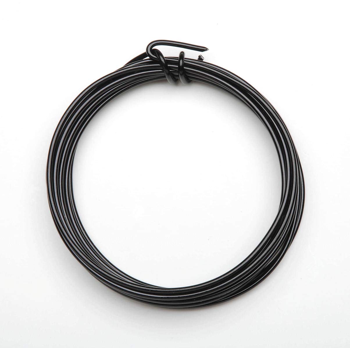 Jewelry Designer 1999-1527 Black Aluminum Jewelry Wire 12 Gauge (12G) 3 Yards - Perfect for DIY Bracelets, Earrings & Craft Projects