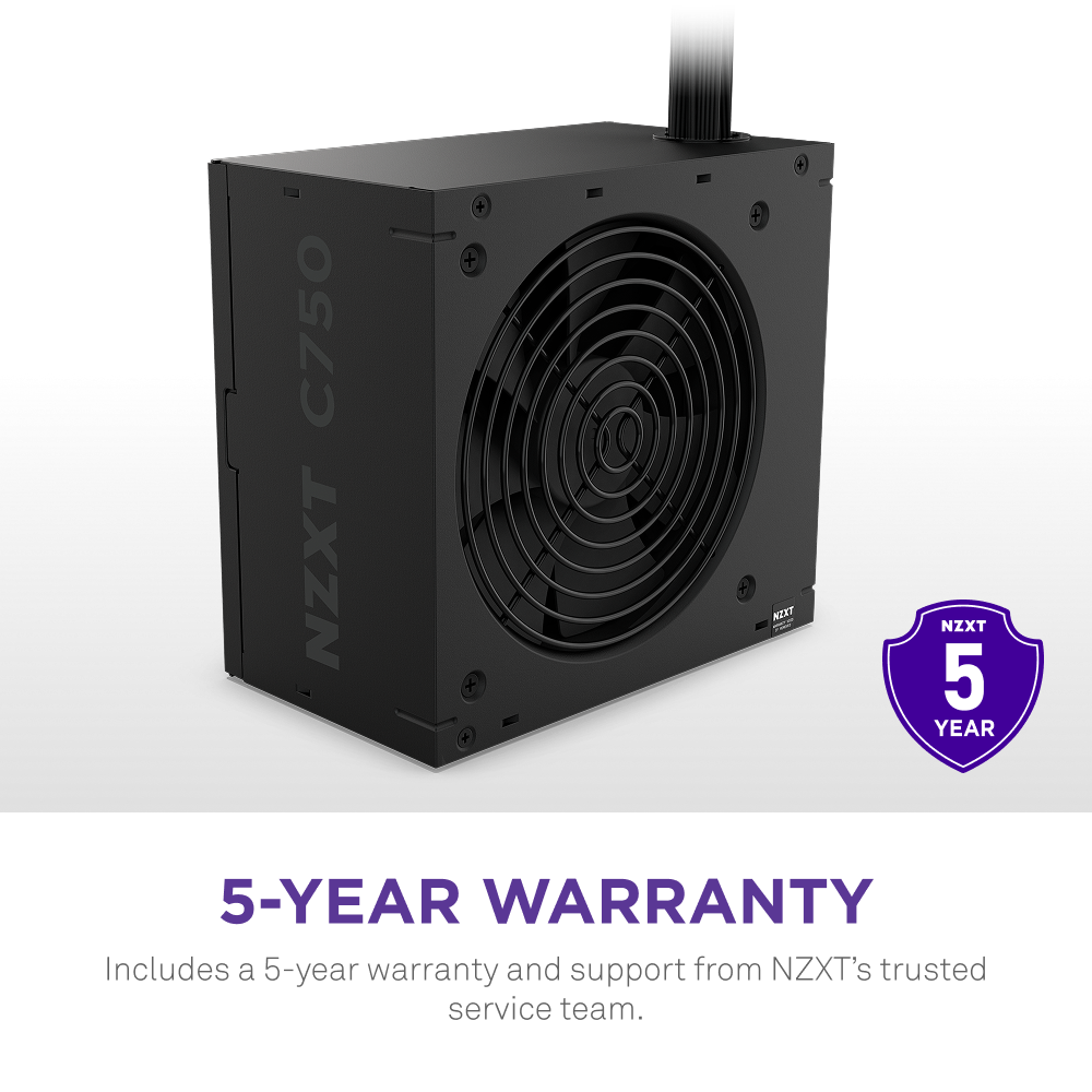C750 Bronze ATX Power Supply - 80 Plus Bronze Certified, 750W Fully Modular PSU for Gaming PC, Workstation & Home Office (High Efficiency, Quiet Cooling)