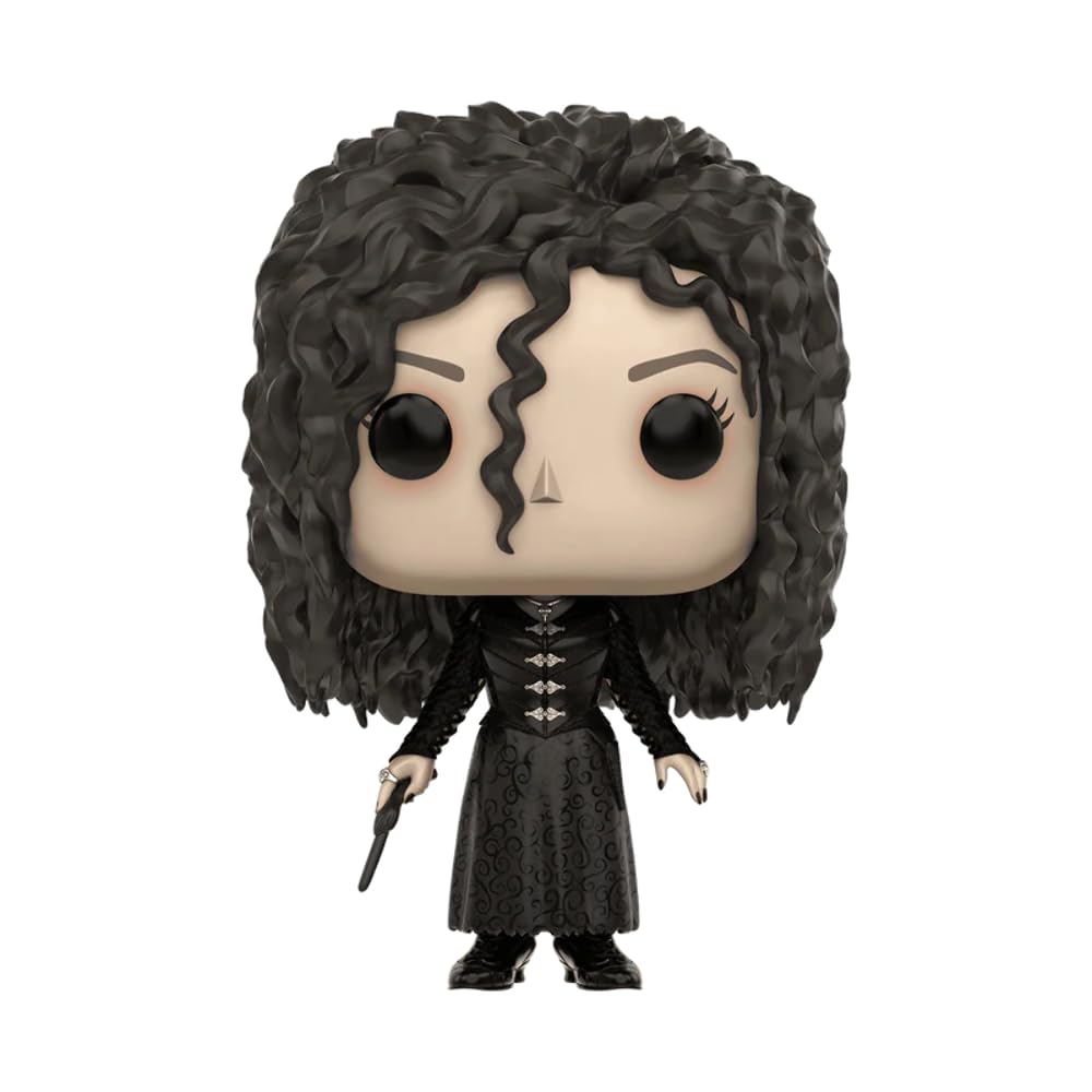 Helena Bonham Carter as Bellatrix Lestrange Funko POP! #35 - Signed Laser Reprint with Protector Case | Harry Potter Collectible for Movie Fans & Home Display