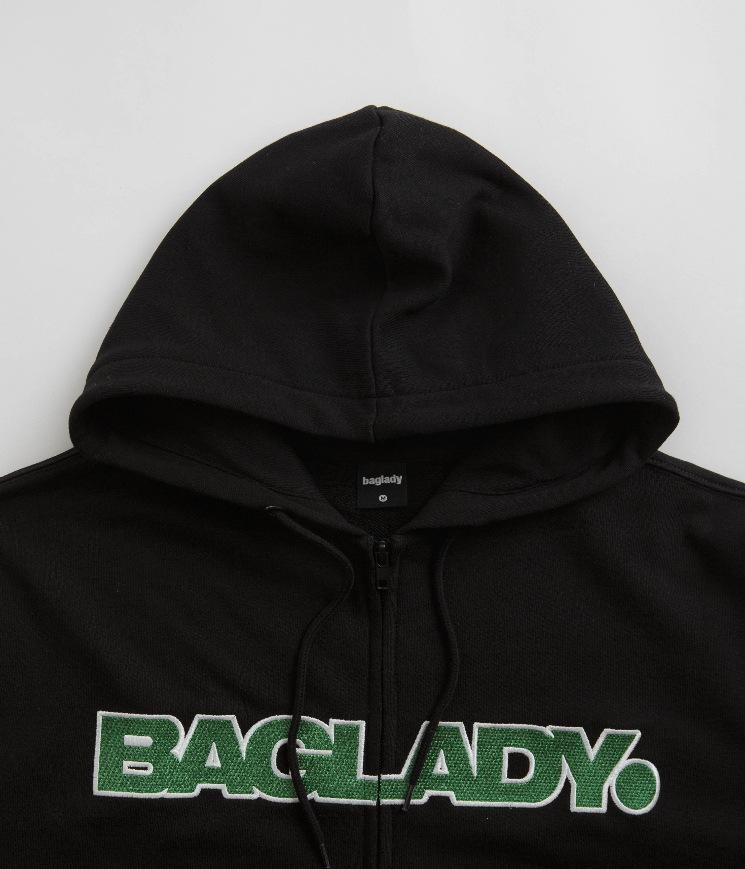 Baglady Full Zip Hoodie for Women - Black | Stylish & Comfortable Pullover Jacket for Casual Wear, Gym, and Outdoor Activities