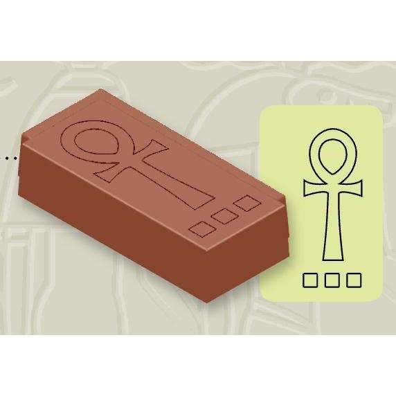 Premium Chocolate Molds - Ankh Cross Rectangular Bonbon Candy Making Kit for DIY Desserts | Perfect for Valentine's Day, Easter, Halloween & Holiday Baking Gifts