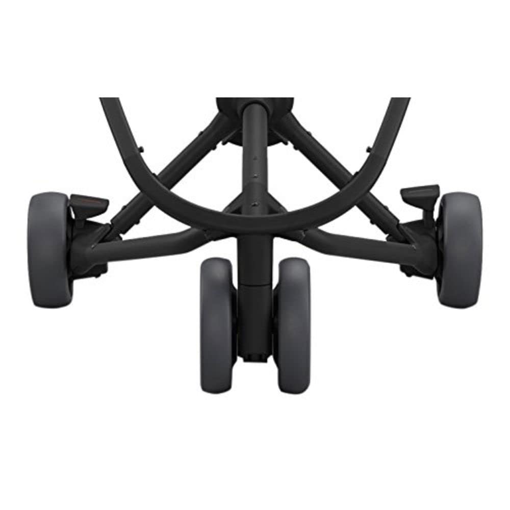 Quinny Zapp X Stroller Wheels - Medium Size, Graphite Color (Set of 3) | Replacement Wheels for Quinny Zapp X Strollers | Perfect for City Commuting, Shopping & Travel