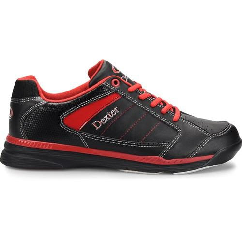 Dexter Boys Youth Ricky IV Jr. Bowling Shoes for Kids - Black/Red - Lightweight & Comfortable for League Play & Casual Bowling