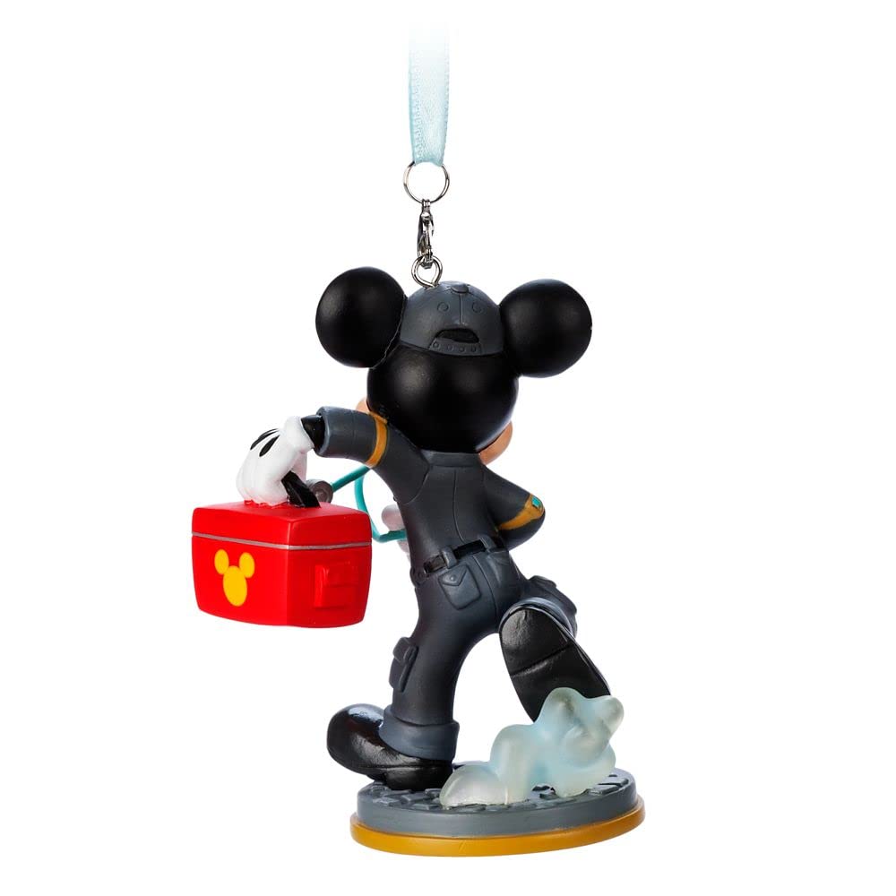 Disney Mickey Mouse EMT Figurine - Collectible Christmas Ornament for Tree, Gift, and Disney Fan Decor - Perfect for Holidays, Parties, and Disney Themed Events