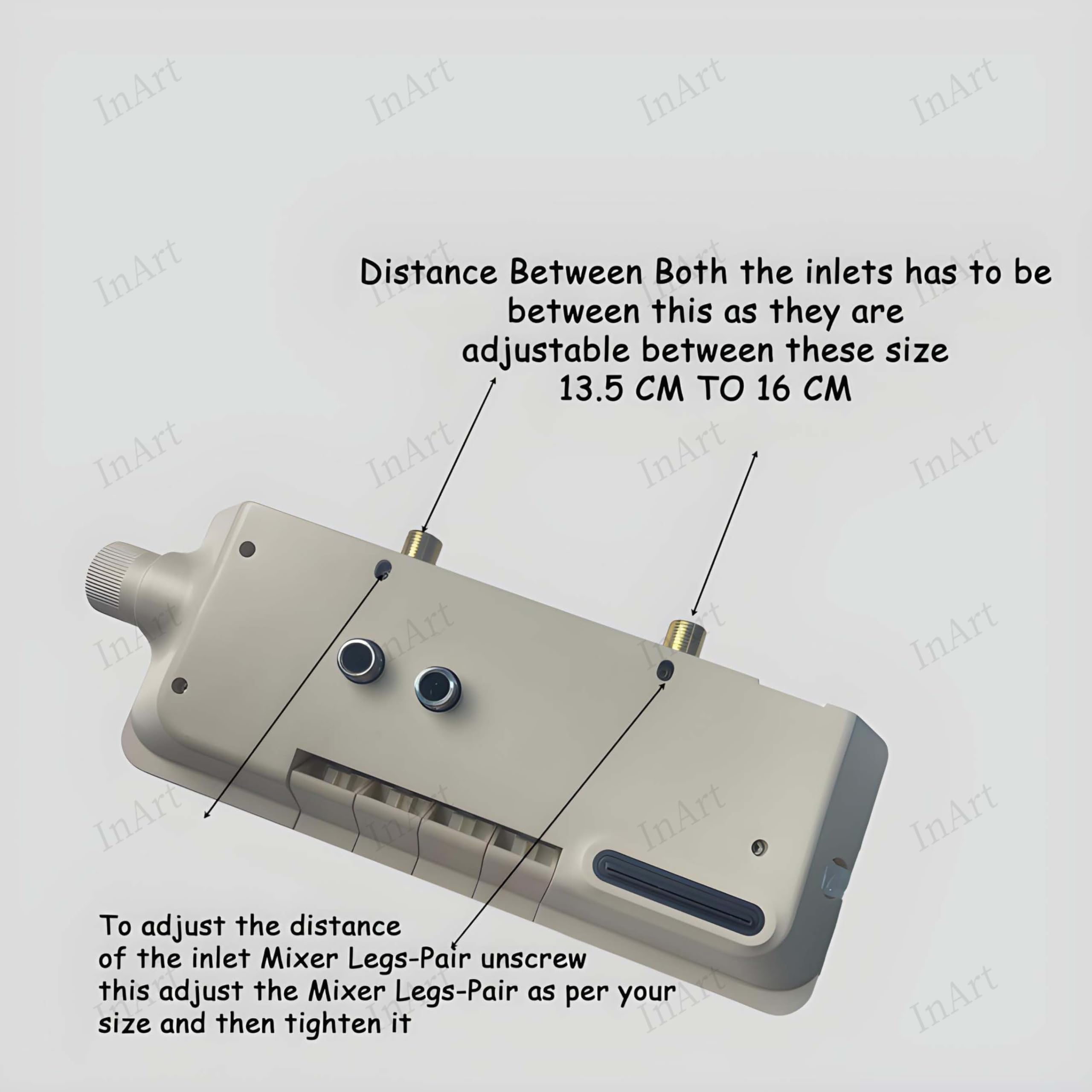 InArt Digital Thermostatic Shower System - 12