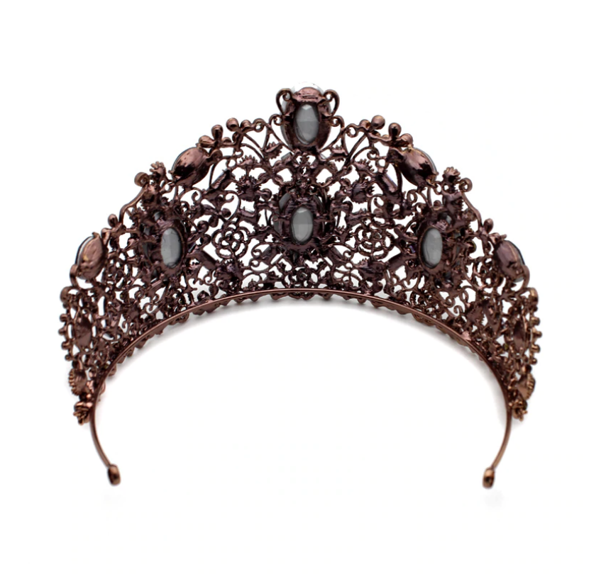 Elegant Royal Purple Tiara Crown for Women - Perfect for Weddings, Prom, Pageants & Costume Parties