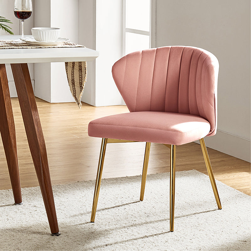 Luxury Aruna Velvet Upholstered Accent Chair - Soft Velvet Fabric, Comfortable Seating for Living Room, Bedroom, or Office - Elegant Home Decor & Stylish Furniture