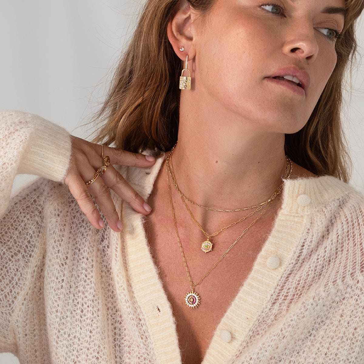 Personalized Zodiac Flip Pendant Necklace - Tell Your Story with Custom Horoscope Jewelry | Perfect for Birthday Gifts, Anniversary Presents & Everyday Wear