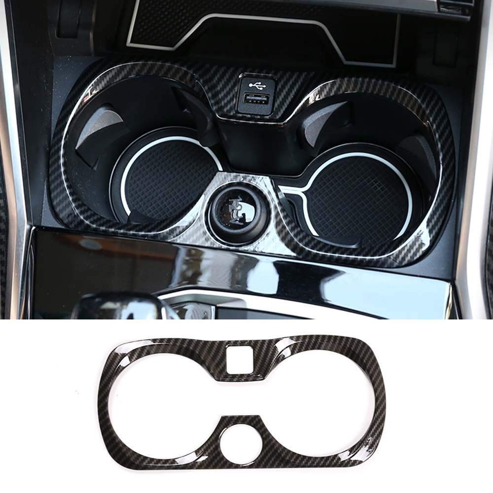 BMW G20 G28 2019+ LHD Silver Interior Cup Holder Frame Trim | Premium Car Interior Mouldings for Enhanced Cabin Style