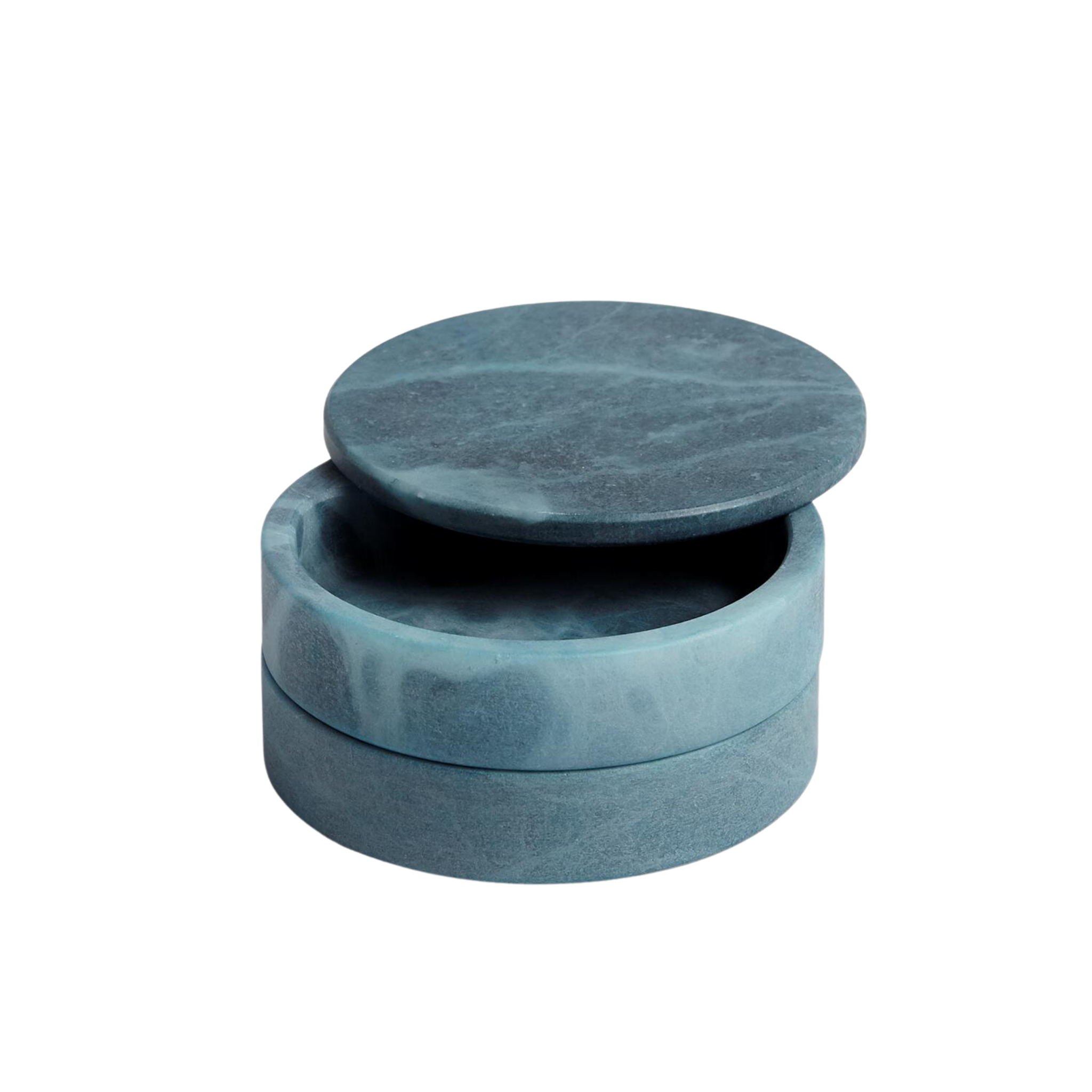 Alabaster Swivel Jewelry Box - Elegant Rotating Storage for Rings, Necklaces & Earrings - Perfect for Bedroom Dresser, Vanity & Gift Giving