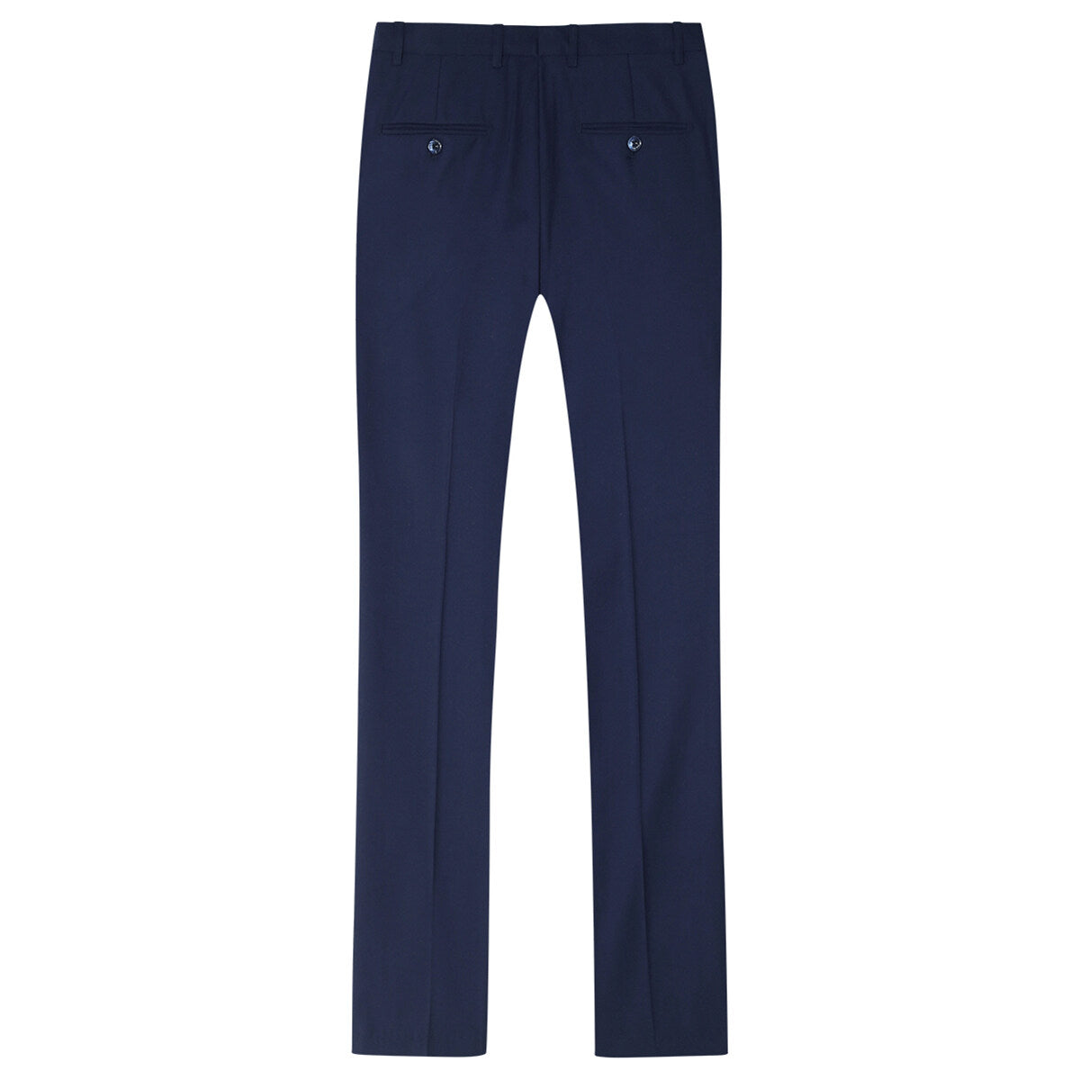 2 Piece Slim Fit Navy Blue Men's Suit - Formal Business Attire for Weddings, Interviews & Office Wear
