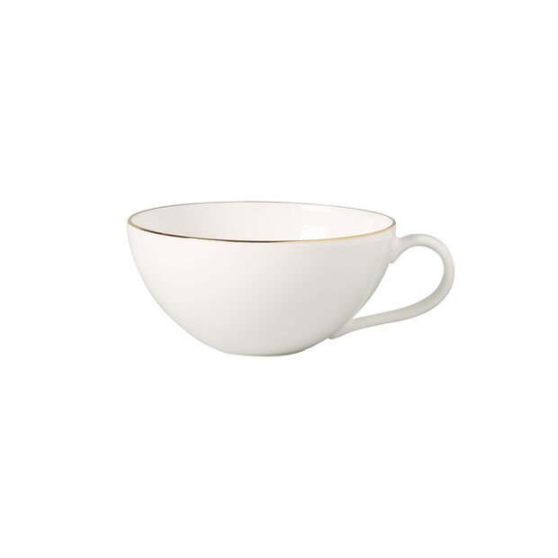 Anmut Gold Tea Cup Set of 6 - Elegant Porcelain Tea Cups for Afternoon Tea, Gifts & Home Decor