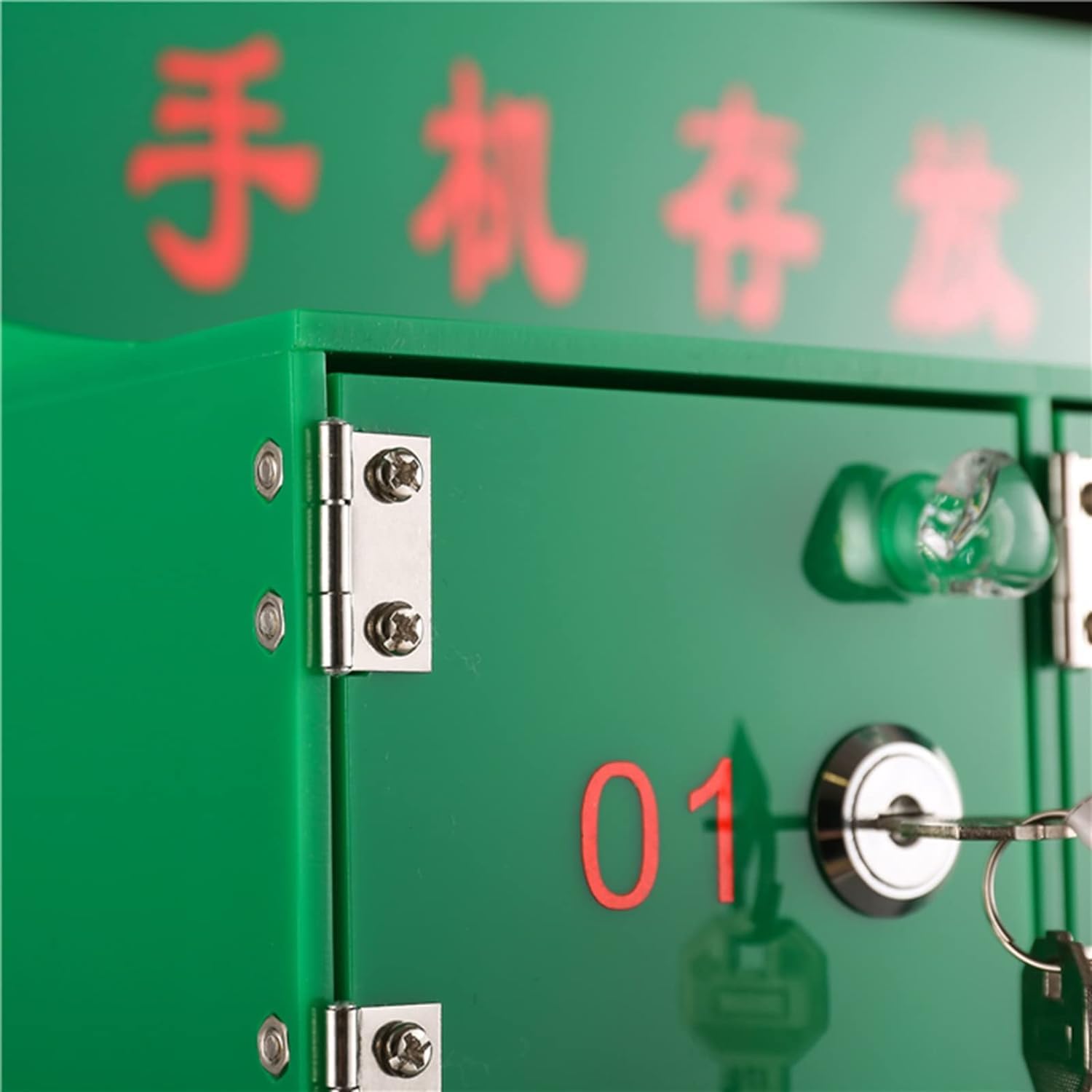 **9-Slot & 25-Slot Green Cell Phone Locker - Classroom Phone Storage Cabinet & Organizer for Students - Perfect for Schools, Offices & Study Areas**