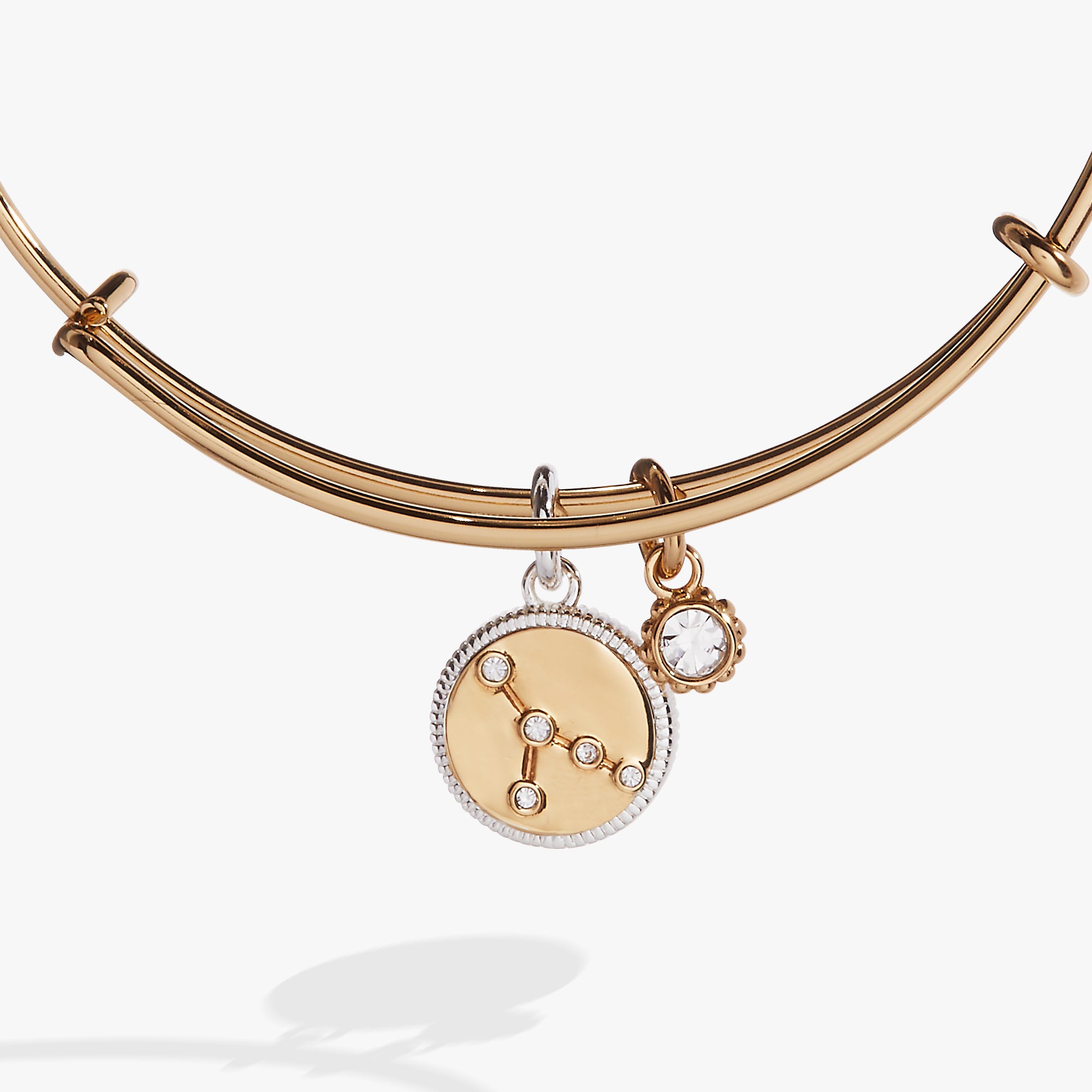 Cancer Zodiac Charm Bangle - Sterling Silver Zodiac Sign Bracelet for Women - Perfect for Birthdays, Gifts & Spiritual Jewelry Collection