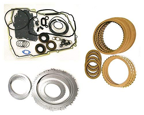 GM 6T40E 6T45E Automatic Transmission Rebuild Master Kit with Clutch Plate Kit - Steel & Fiber Plates for 2008 & Newer Models - Perfect for Transmission Overhaul & Performance Upgrades