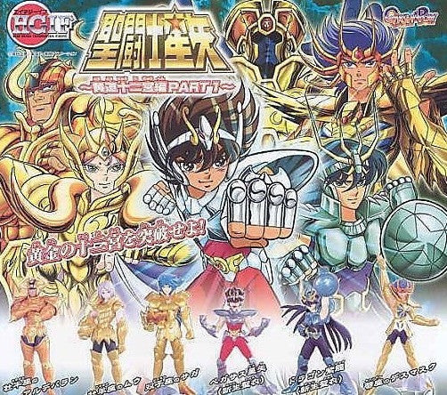 Bandai HGIF Saint Seiya Myth Cloth Gashapon 12 Zodiac Signs Action Figure Set - Perfect for Anime Collectors & Display in Home/Office