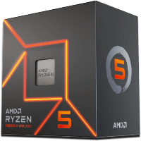 AMD Ryzen 5 7600 Desktop Processor 3.8GHz Base, 5.1GHz Boost, 6 Cores, 12 Threads - Perfect for Gaming, Streaming & Content Creation