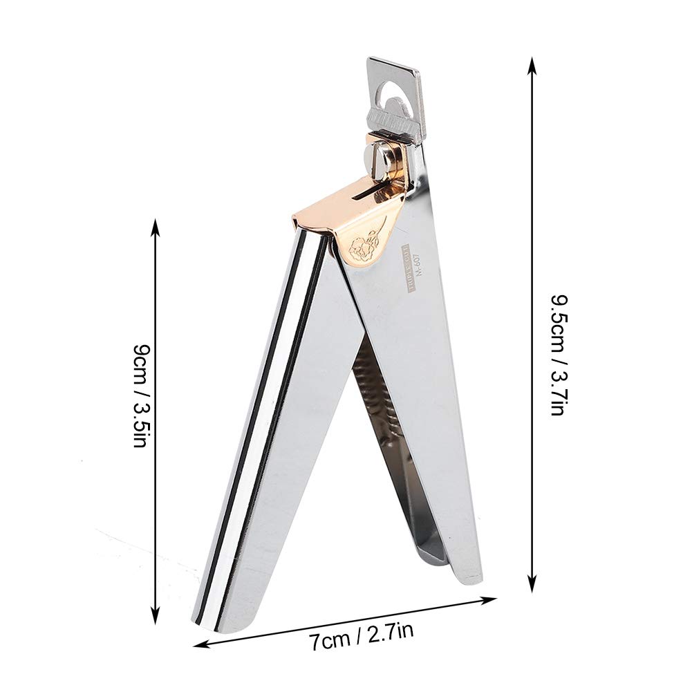 Professional U-Shaped Nail Scissors for Salon & Home Use - Stainless Steel Mustache & Nail Trimming Scissors - Precision Grooming Tool for Manicures, Pedicures & Facial Hair Care