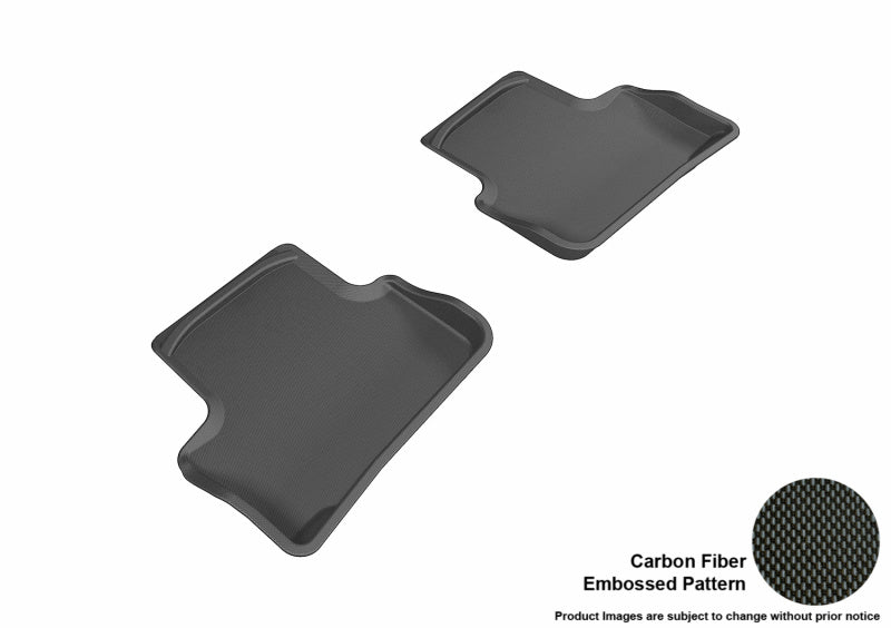 3D MAXpider Kagu 2nd Row Custom Fit Floor Mats for 2005-2010 Chevrolet Cobalt - All Weather Protection & Anti-Slip Design - Perfect for Daily Commute, Road Trips & Family Car Protection