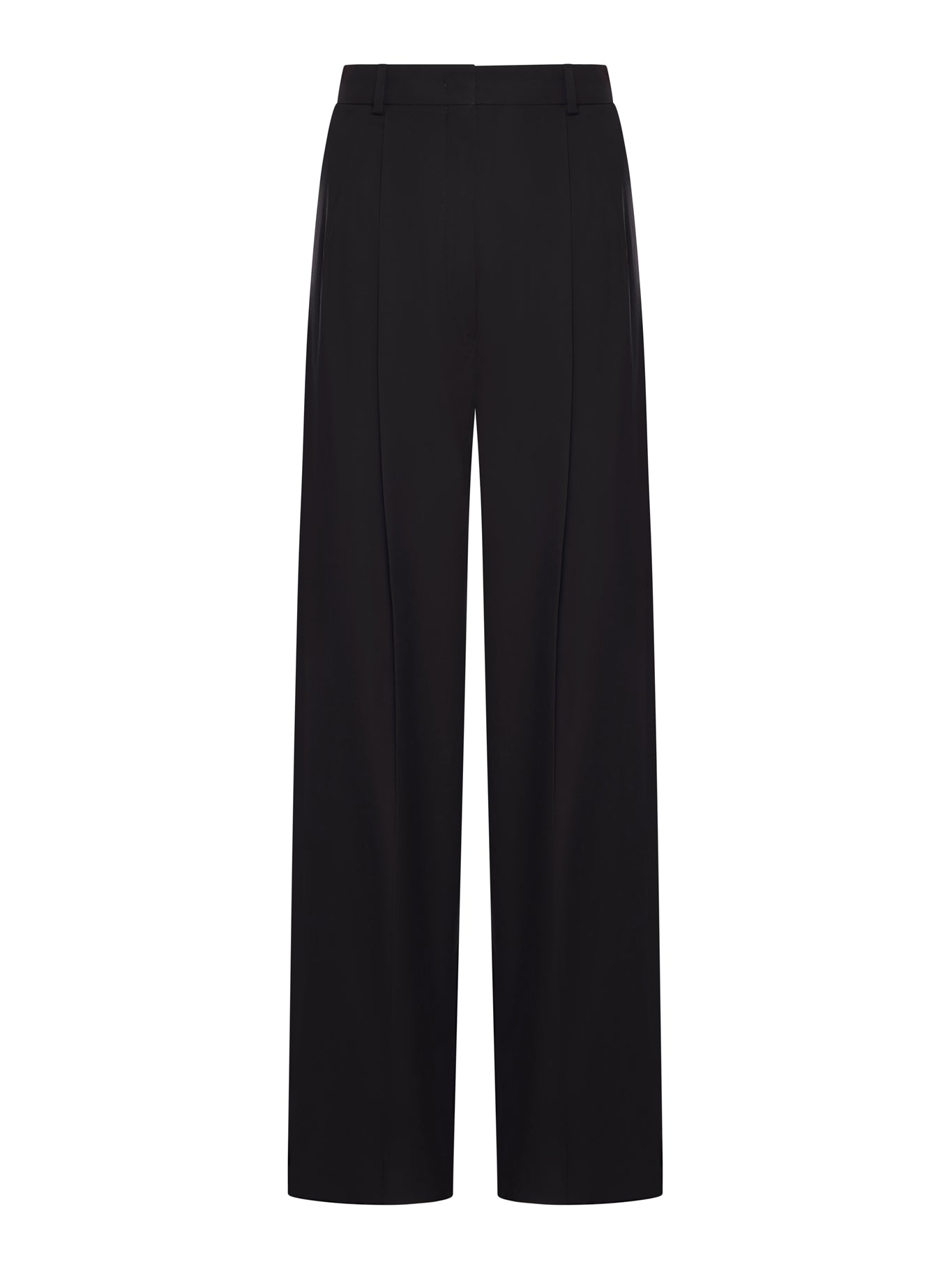 High Waisted Cotton Trousers for Women - Comfortable Stretch Pants for Work, Office & Casual Wear | Breathable & Soft Everyday Pants