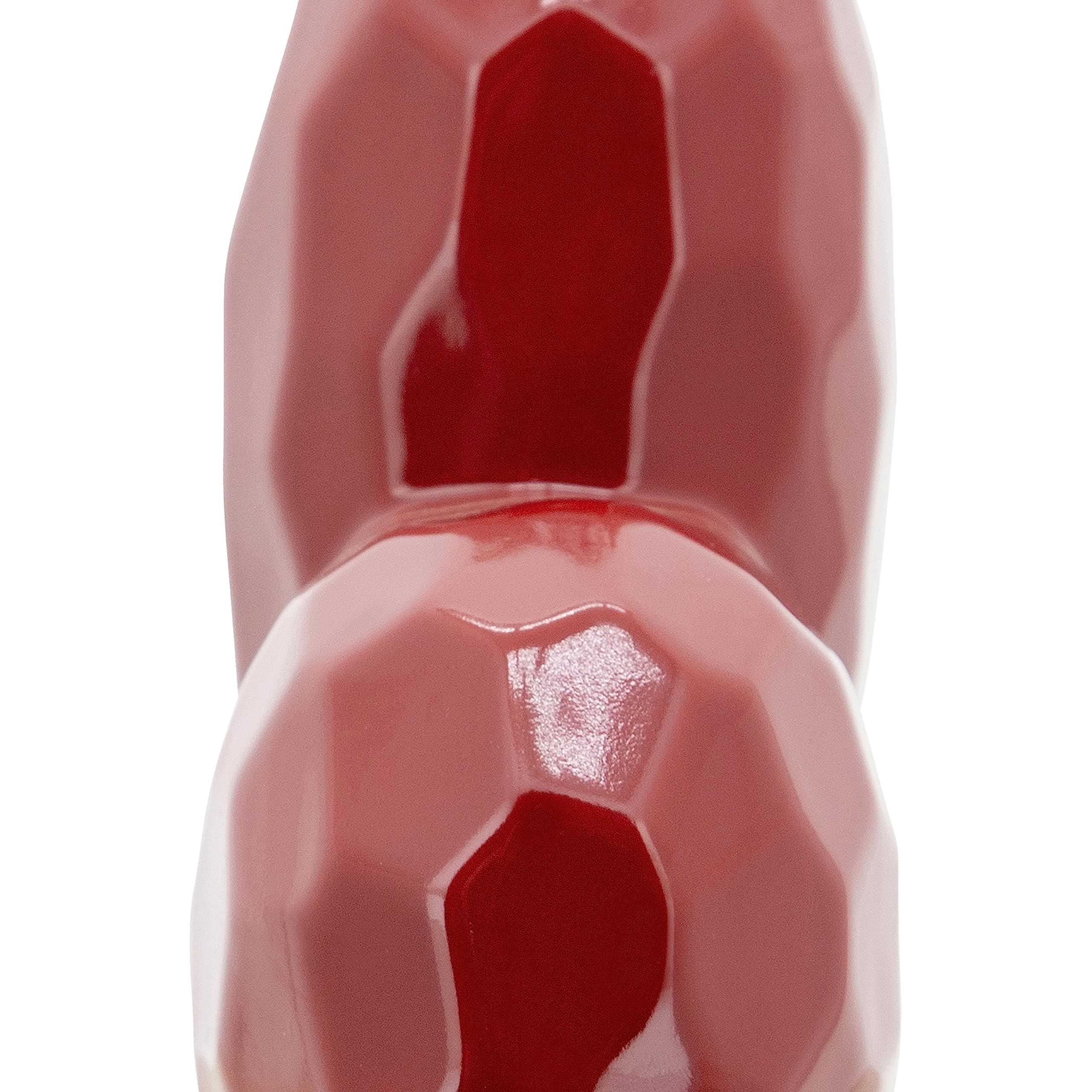 Sagebrook Home Red Stoneware Ceramic Heart-Shaped Decorative Object - Modern Accent for Home, Office, Bedroom & Living Room Decor - 8 Inch Handmade Gift for Valentine's Day, Wedding Anniversary & Romantic Home Styling