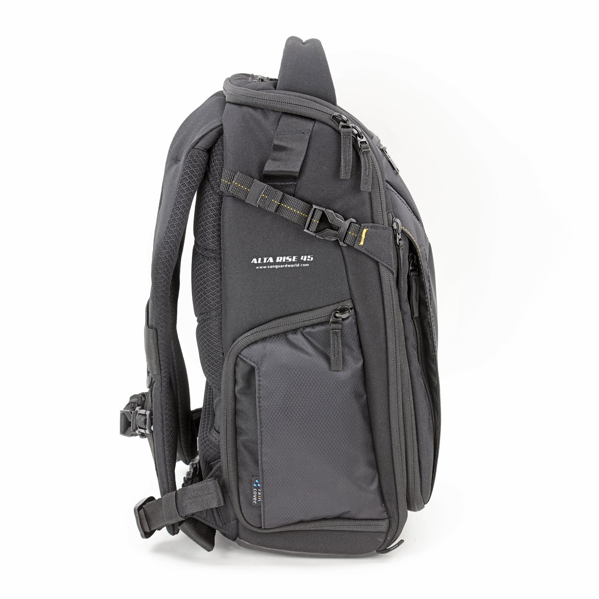 Alta Rise 45 Professional DSLR Camera Backpack - Waterproof & Durable Black Photography Bag for Travel, Hiking & Outdoor Shooting