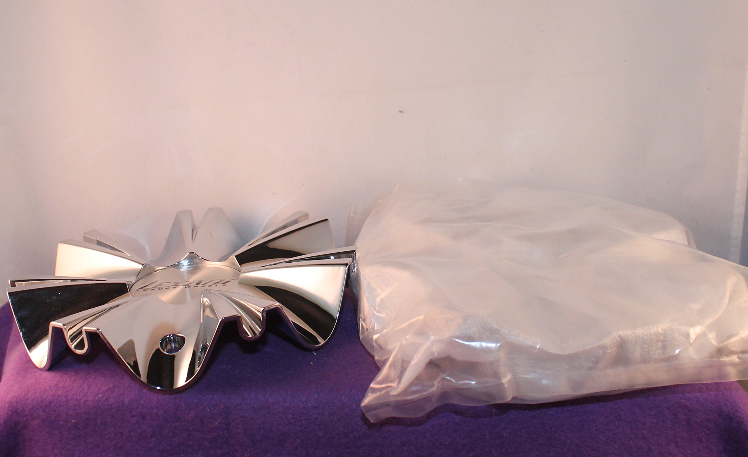 Custom Chrome Center Caps (Set of 4) - C-031-2 MIDTEC C-76020 Replacement for Tuscany 20