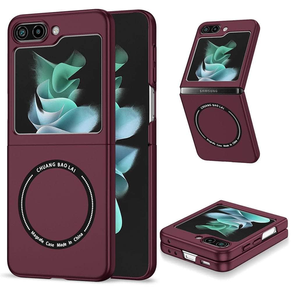 Samsung Galaxy Z Flip 5 MagSafe Charging Case - Protective Cover with Wireless Charging for iPhone & Android | Perfect for Work, Travel & Everyday Use