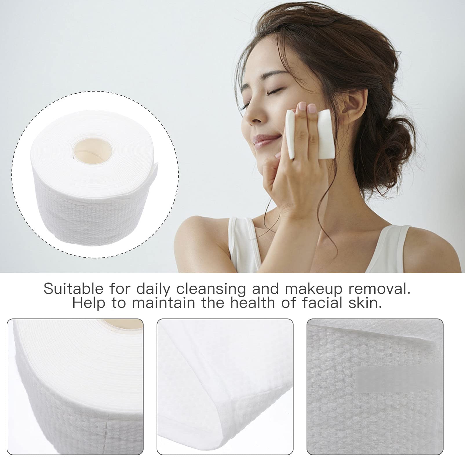 FOMIYES Disposable Baby Wipes & Makeup Remover Wipes - 1 Roll for Gentle Facial Cleaning, Home & Salon Use - Hypoallergenic & Soft for Sensitive Skin | Perfect for Diaper Changes, Makeup Removal & Quick Cleanups