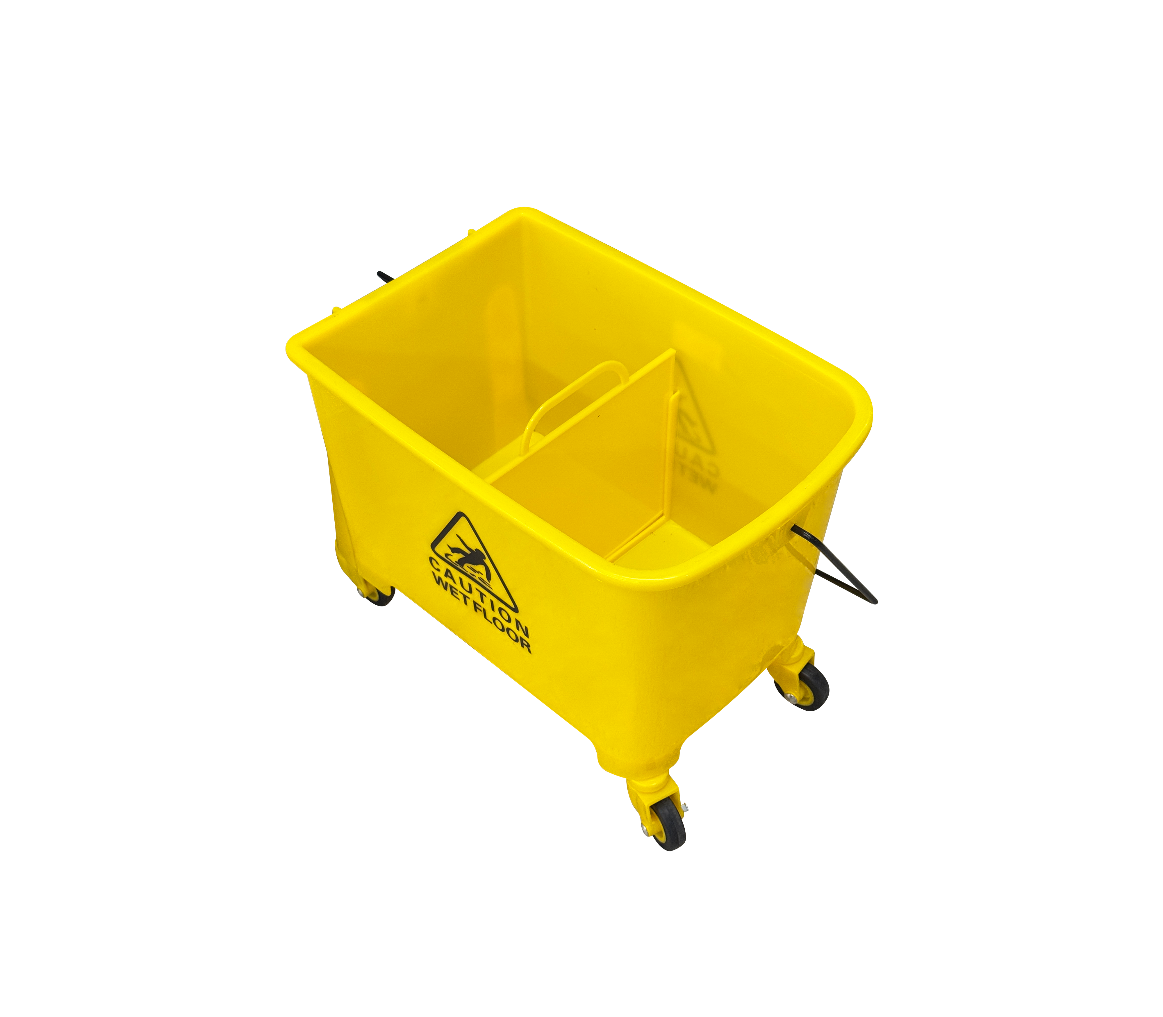20L Powerfik Mop Bucket with Wringer - Heavy Duty Cleaning Bucket for Floors, Garages & Outdoor Use - Ideal for Home, Office & Commercial Cleaning