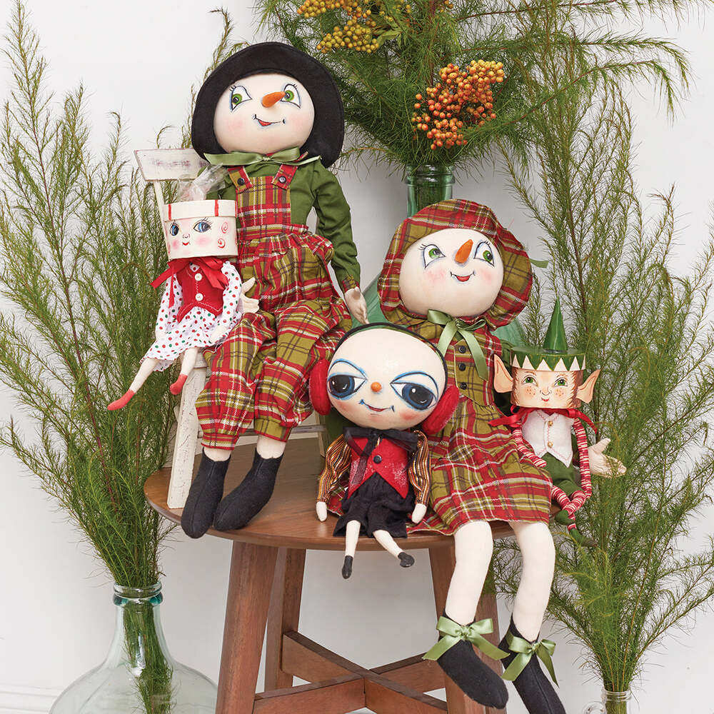 Joe Spencer Betty Box Gathered Traditions Art Doll - Handcrafted Collectible Figurine for Home Decor, Gift Giving & Holiday Display